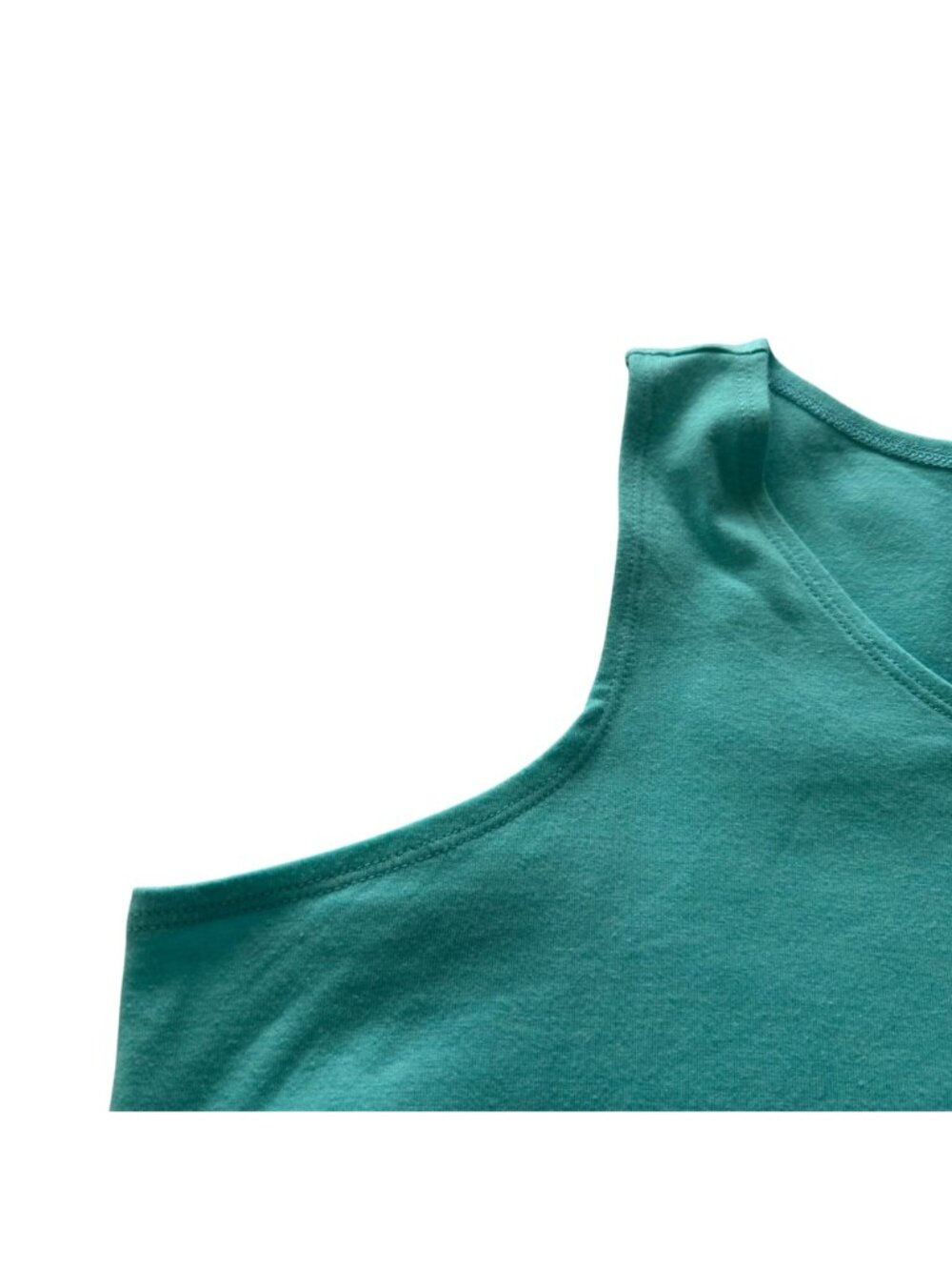 Logo Lounge Turquoise Sleeveless Asymetric Tunic Tank With Pocket US XL - Picture 9 of 13